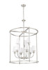 Katerina 9 Light Chandelier in Brushed Nickel (1950-9C-BN)
