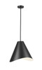 Aria 1 Light Pendant in Matte Black (1952P18-MB)