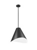 Aria 1 Light Pendant in Matte Black (1952P18-MB)