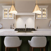 Aria 1 Light Pendant in Modern Gold (1952P12-MGLD)