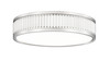 Z-Lite Stari 1 Light Flush Mount in Brushed Nickel (1013F12-BN-LED)