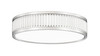 Z-Lite Stari 1 Light Flush Mount in Brushed Nickel (1013F12-BN-LED)