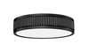 Z-Lite Stari 1 Light Flush Mount in Matte Black (1013F12-MB-LED)