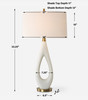 Promenade White Table Lamp (30387)