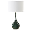 Essex Green Glass Table Lamp (30395-1)