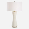 Ridgeline Matte White Table Lamp (30482)
