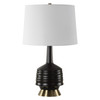 Foster Black Glaze Table Lamp (30353-1)