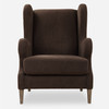 Serpentine Brown Fabric Accent Chair (23839)