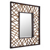 Teak Maze Rectangle Mirror (08184)