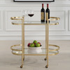 Isabelle Gold Bar Cart (24246)