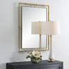 Uttermost It'S All Connected Rectangle Brass Mirror (08188)