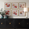 Uttermost Fresh Start Red Abstract Prints, Set of 6 (32340)