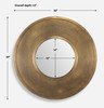 Axel Round Brass Mirror (07088)