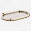 Uttermost Cyprus Leather Oval Tray (18229)