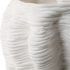 Uttermost Stratified Matte White Vase (18151)