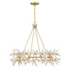 Once 8-Light Chandelier in Spun Gold by Breegan Jane (1-9855-8-328)