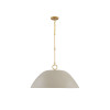 Savoy House Alta 1-Light Pendant in Concrete and Brass (7-2918-1-156)