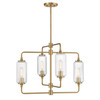Savoy House Holton 4-Light Chandelier in Warm Brass (1-3025-4-322)