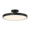 Savoy House Thayer 1-Light LED Ceiling Light in Matte Black (6-2969-1-89)