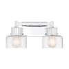 Dover 2-Light Bathroom Vanity Light in Chrome (8-1030-2-11)