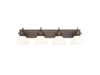 Hines 4-Light Vanity Light in Rubbed Bronze with Opal Glass (3118-BA4 RBZ-OP)