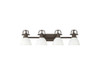 Duncan 4-Light Bath Vanity in Rubbed Bronze with Matte White (3602-BA4 RBZ-WHT)