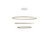 Veritas 3 Tier - 59" LED Ring Chandelier in Driftwood (5460-59-47-35 DW)