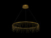 Lucerna 39" LED Chandelier in Stainless Steel Gold (5461-39 SSG)