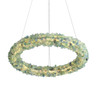 Corallo 22" LED Chandelier in Turquoise (6884-22 TQ)