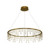 Lucerna 32" LED Chandelier in Stainless Steel Gold (5461-32 SSG)