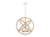 Marina 4-Light Chandelier in Natural White (0868-4 NWT)