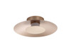 Luma LED Flush Mount - 12" in French Gold with French Gold Shade (6400-FM12 FRG-FRG)