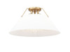 Orwell 3-Light Flush Mount in Brushed Champagne Bronze with Opal Glass (3306-3FM BCB-OP)