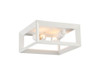 Smyth 2-Light Flush Mount in Natural White (2073-FM NWT)