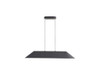 Faroe 43" LED Linear Pendant in Flecked Black/Grey (3133-LP43 FB-GY)