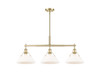 Orwell 3-Light Linear Pendant in Brushed Champagne Bronze with Opal Glass (3306-LP BCB-OP)