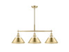 Orwell 3-Light Linear Pendant in Brushed Champagne Bronze (3306-LP BCB-BCB)