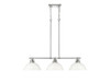 Duncan Small Pendant with Rod in Rubbed Bronze with Matte Black (3602-3LP PW-WHT)