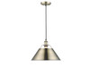 Orwell 14" Wide Large Pendant in Aged Brass (3306-L AB-AB)