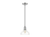 Carver 1-Light Mini Pendant in Chrome with Clear Glass (0305-S CH-CLR)