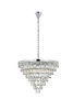 Josephine 36 Inch Round Chandelier In Chrome (1060D36C)