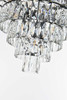 Josephine 32 Inch Round Chandelier In Black (1060D32BK)