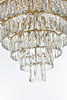 Josephine32 Inch Round Chandelier In Satin Gold (1060D32SG)
