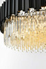 Willow 32 Inch Chandelier In Black (3400D32BK)