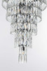Josephine 41 Inch Rectangular Chandelier In Black (1060SR41BK)