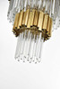 Willow 40 Inch Chandelier In Satin Gold (3400GR40SG)