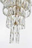 Josephine 32 Inch Rectangular Chandelier In Satin Gold (1060SR32SG)