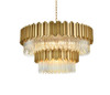 Willow 40 Inch Chandelier In Satin Gold (3400G40SG)