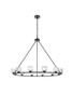 Cadence 48 Inch Chandelier In Black (5100D48BK)