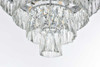 Josephine 20 Inch Round Chandelier In Chrome (1060D20C)
